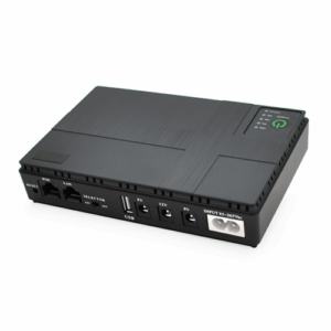 Джерело безперебійного живлення, павербанк DC1018P 18W, 10400mAh, 5V/9V/12V, Чорний